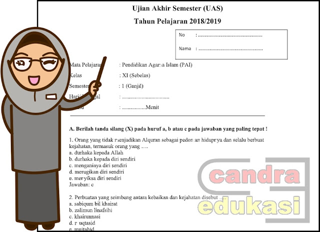 Soal Uas Pai Kelas 11 Semester 1 Beserta Jawabannya Soal Uas Pai Kelas 11 Semester 1 Beserta Jawabannya