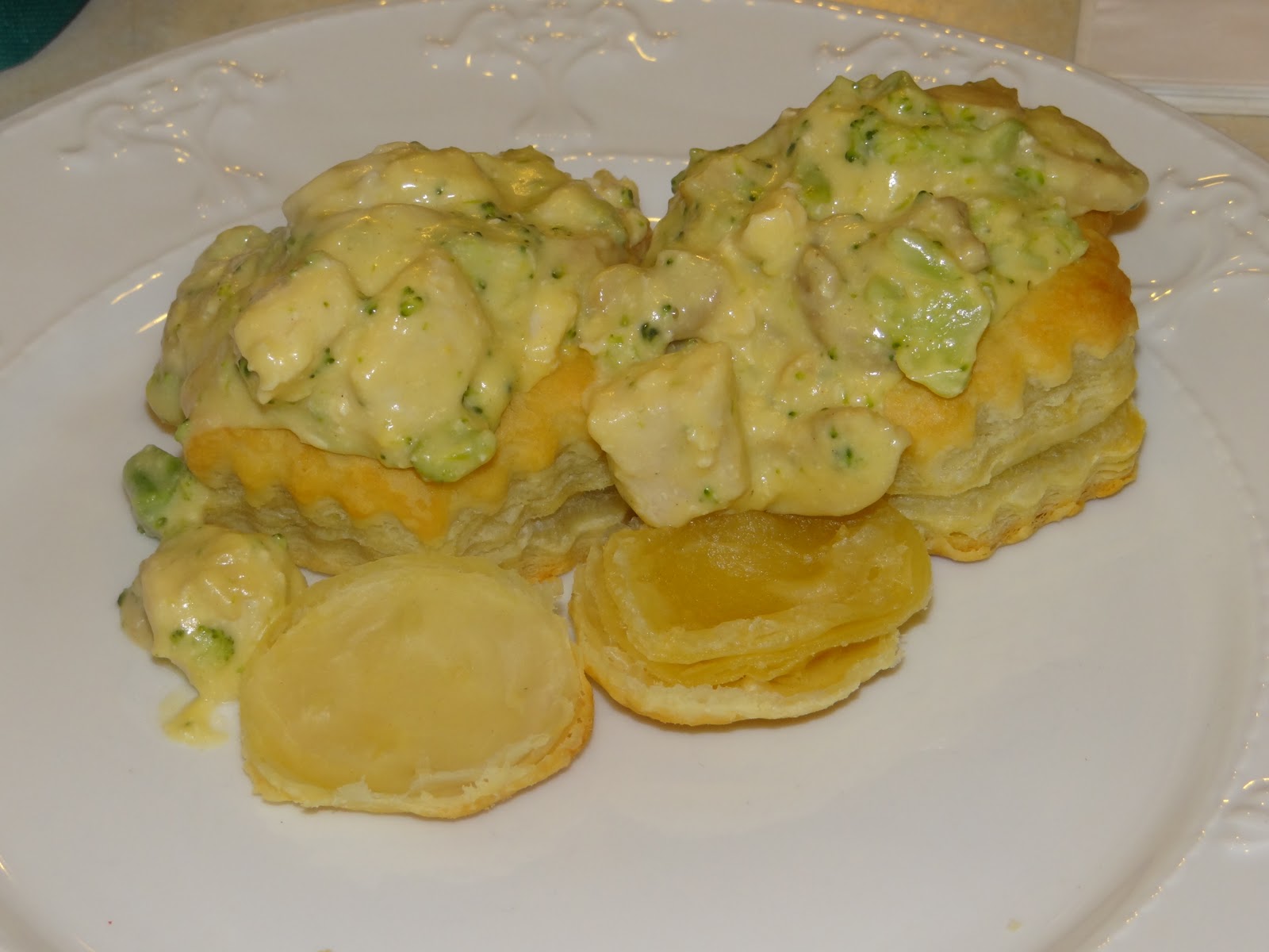 Chicken Dijon In Pastry Shells
