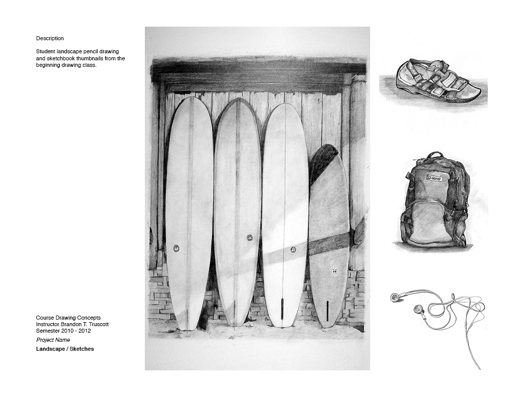 BYUH Visual Arts: Drawing Concepts