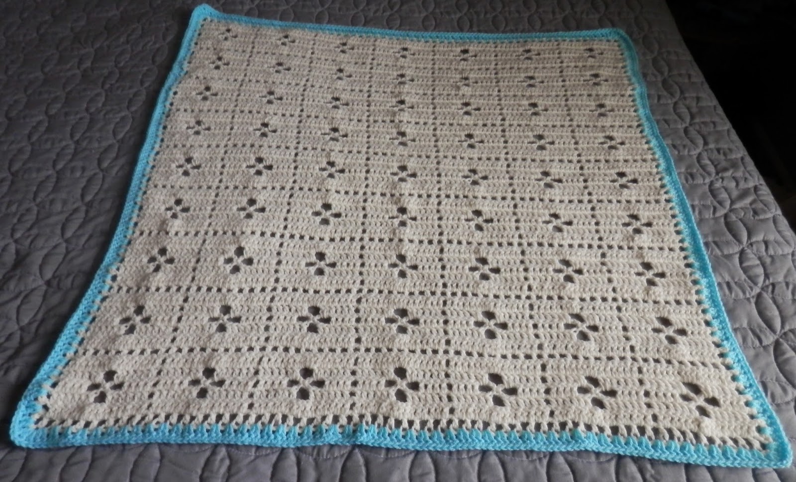 Karens Crocheted Garden of Colors Call The Midwife Baby Blanket