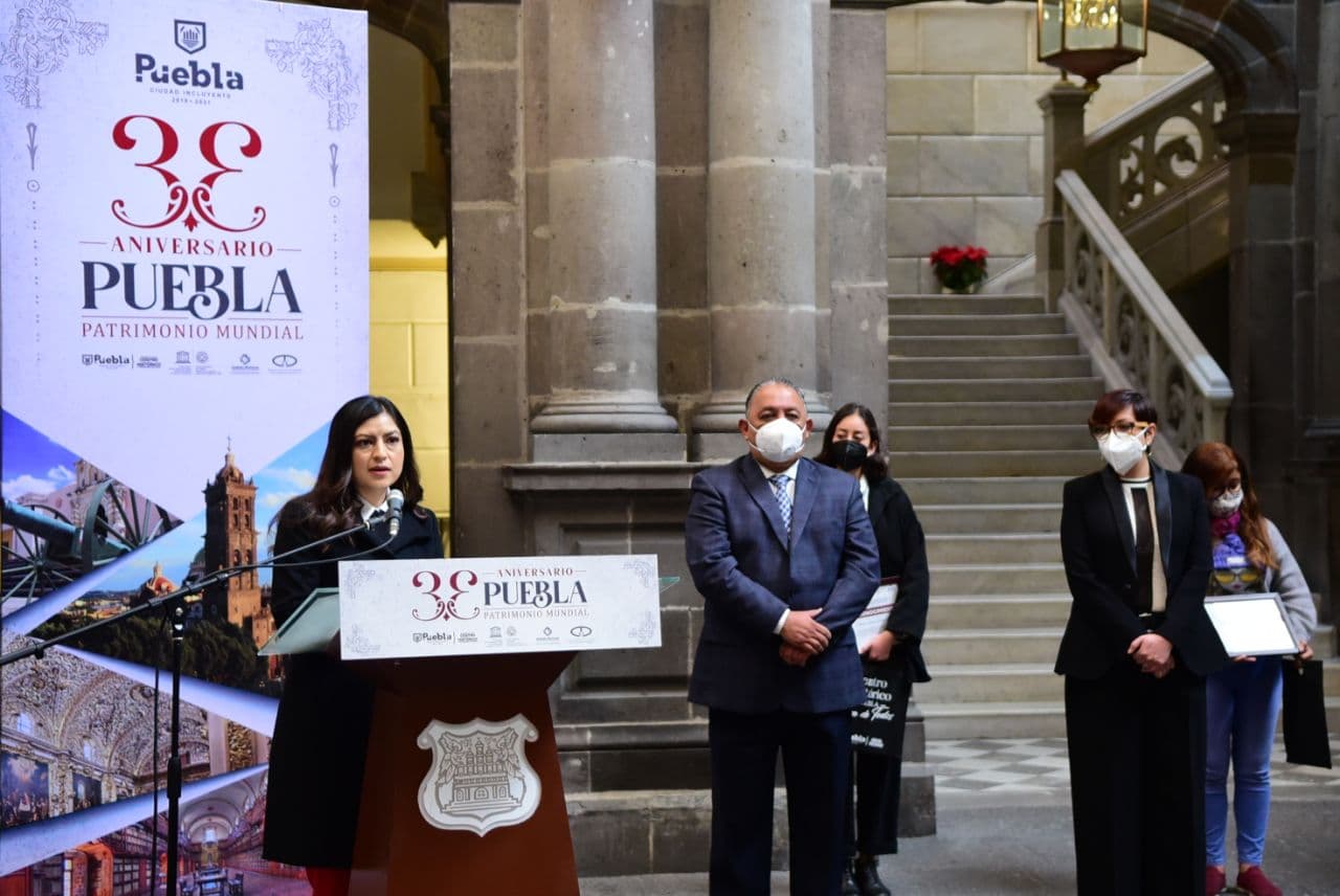 Conmemoran 33 años del Centro Histórico de Puebla capital como Patrimonio Mundial
