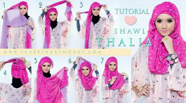 Tutorial Hijab Pashmina Segi Empat Simpel Tutorial Hijab Pashmina Segi Empat Simpel