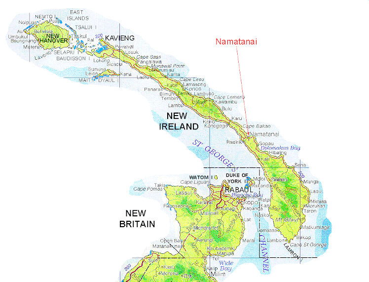 Namatanai Map