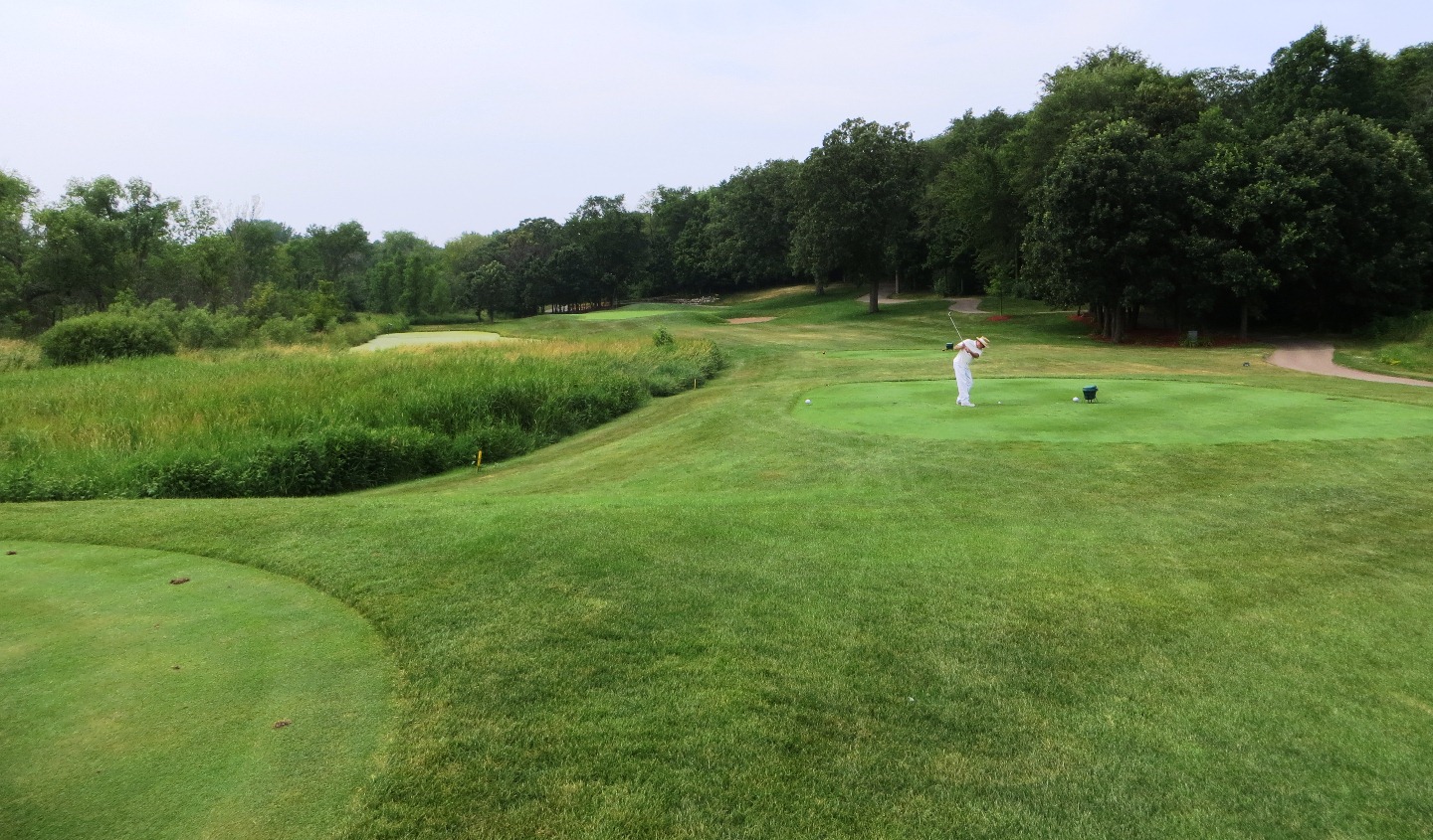 Kristazio on Golf Golfing Chaska Town Course