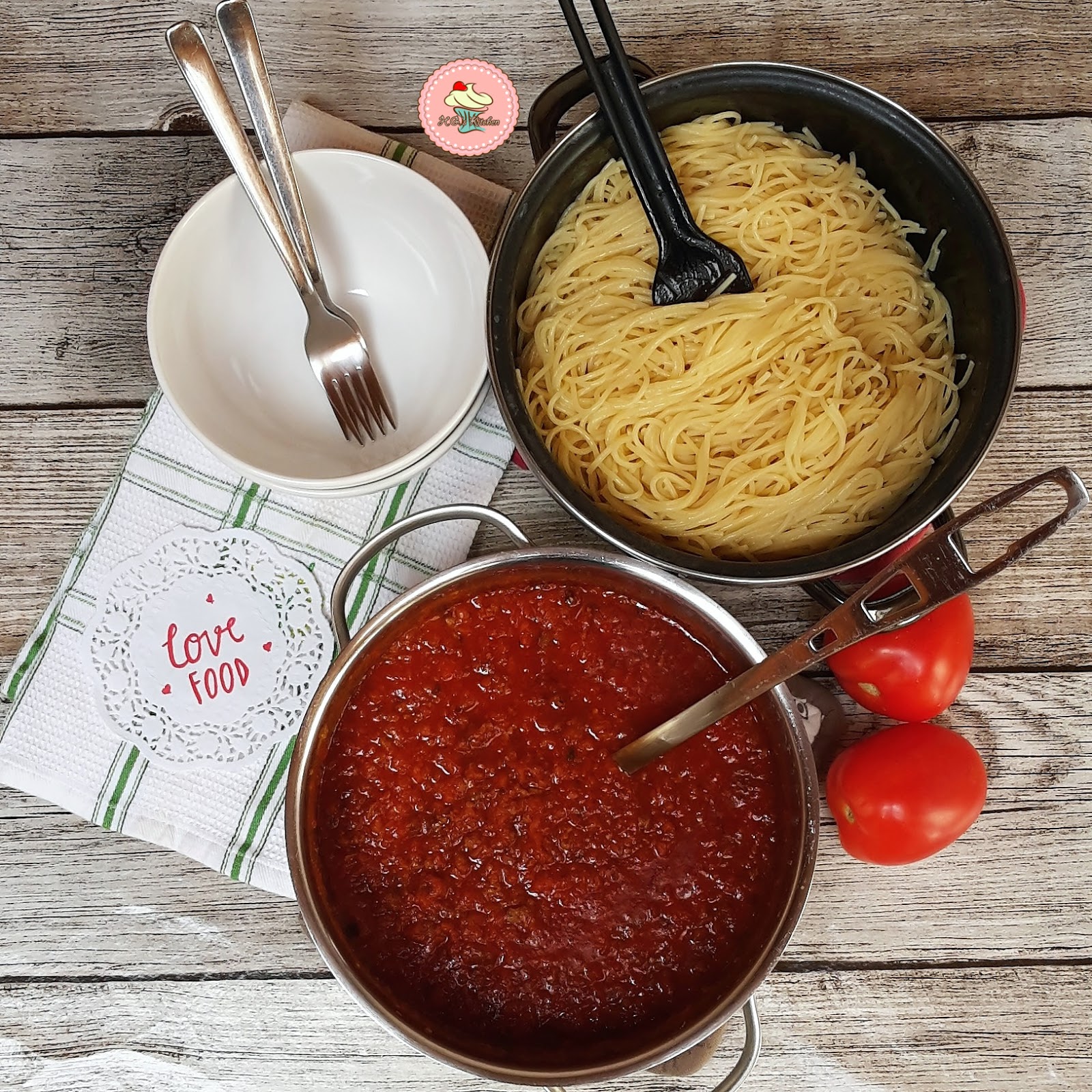 Marinara Soslu Spagetti Marinara Soslu Spagetti