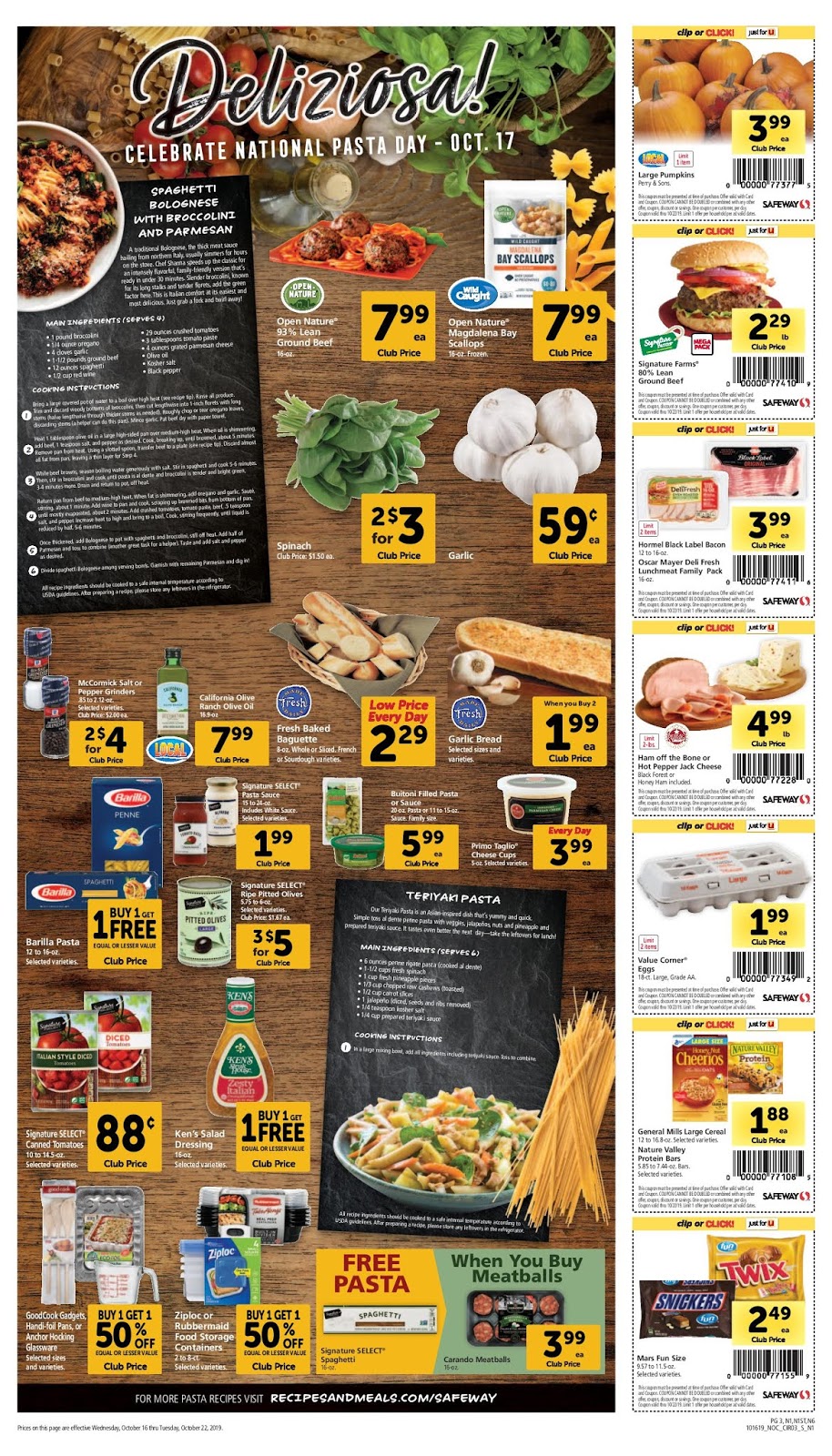 Safeway Weekly Ad Circular Flyer And S