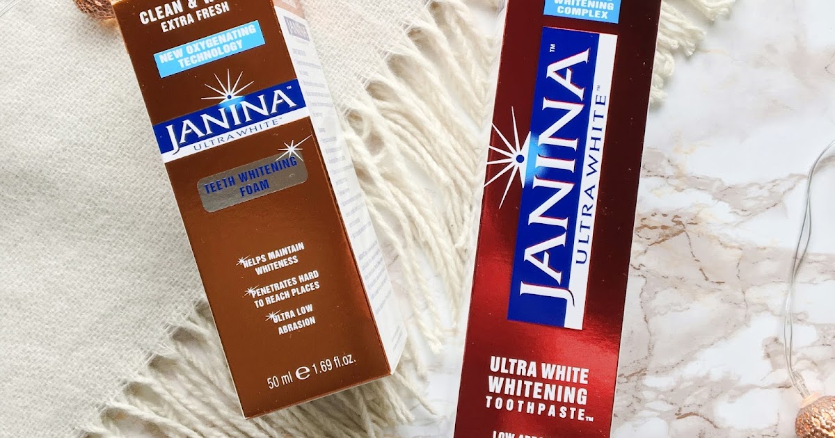 National Smile Month Janina Toothpaste & Whitening Foam Review — As