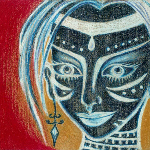 iPhone Graphics Red African Art