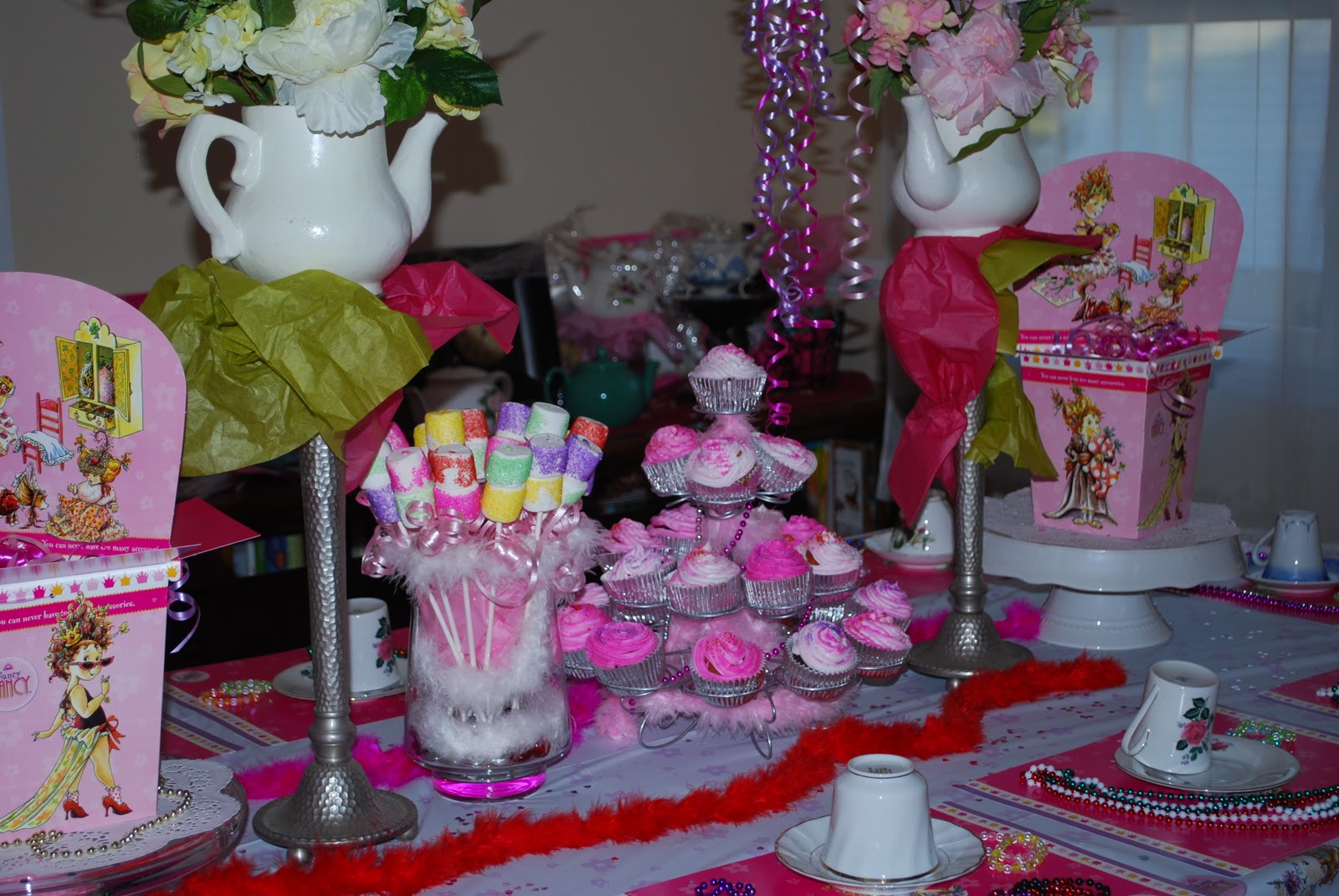 fancy nancy tea set table