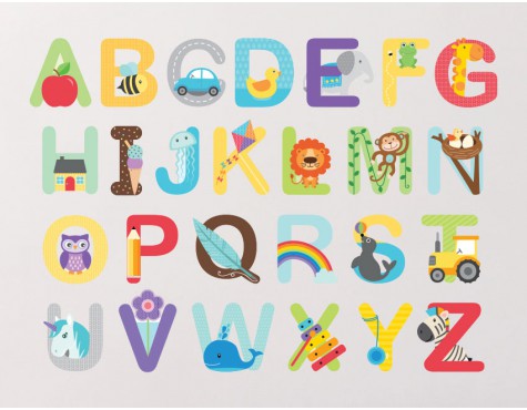 Yuk, Belajar Menggambar Mudah dengan Huruf Alphabet!