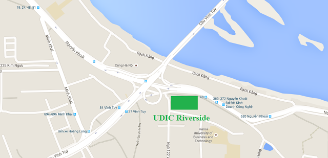 VỊ TRÍ DỰ ÁN UDIC RIVERSIDE 122 VĨNH TUY