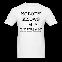 As Worn By Axl Rose - Nobody Knows I'm A Lesbian "mens" t-shirt