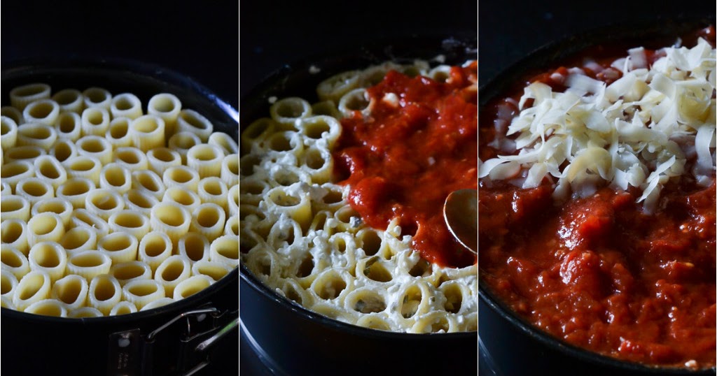 Christina macht was: Rigatoni-Pie mit Gervais Hüttenkäse