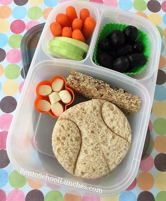 Bento School Lunches Soccer and Basketball Themed Lunches