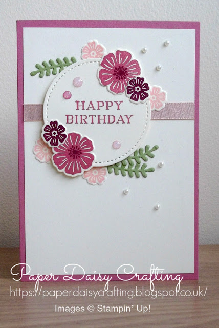 Beautiful bouquet from Stampin Up