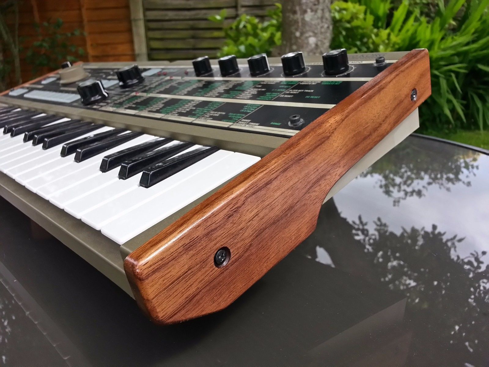 MATRIXSYNTH Custom Walnut Wood Side Panels for the
