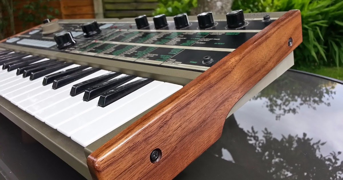 MATRIXSYNTH Custom Walnut Wood Side Panels for the