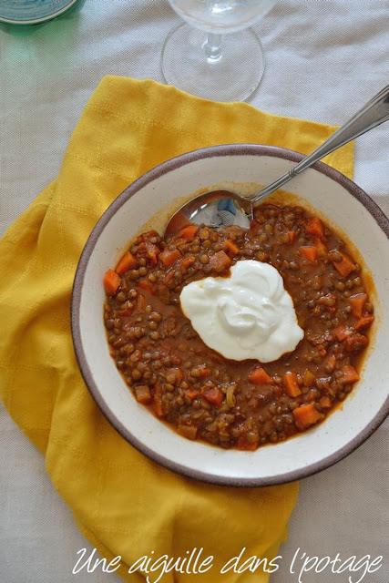 Soupe de lentilles de Nathalie Beauvais