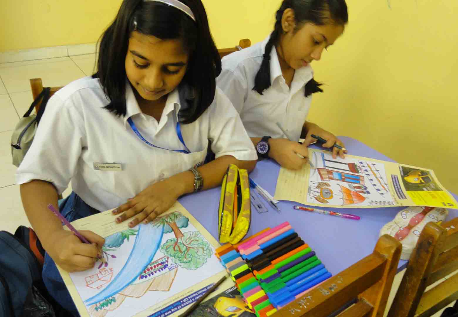 Class V Orchids Tata motors Drawing Competition (2/12/11)