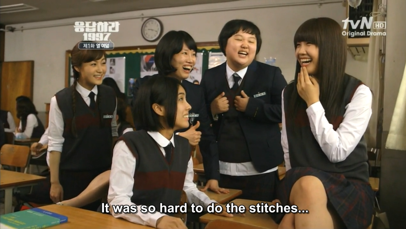 I cry like Yuko Oshima: Kdrama: Answer Me 1997 (응답하라 1997)