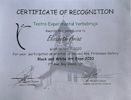 Certificate of Recognition - Teatro Experimental Rerbabruja. 11-7-2020