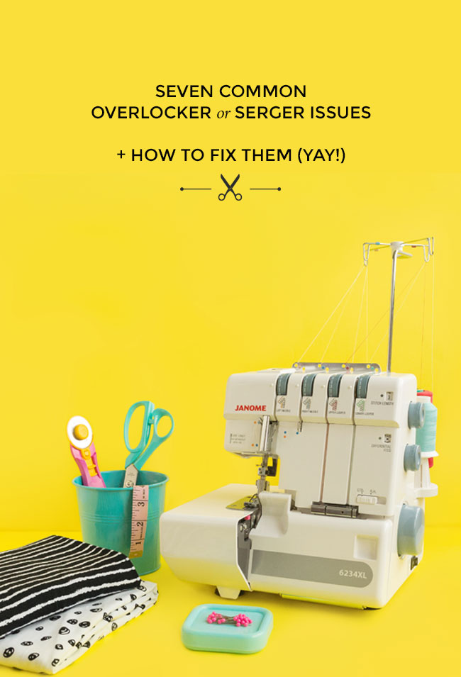 How to fix overlocker or serger stitch problems - Tilly and the Buttons