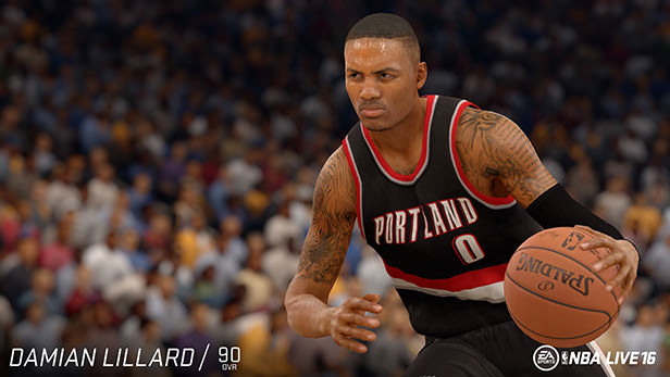 NBA Live 16 Daman Lillard rating