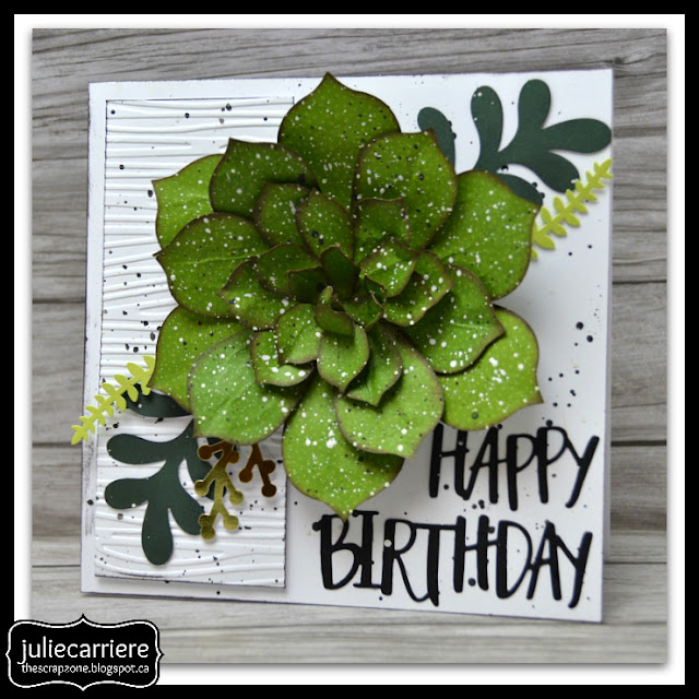 succulent card CTMH Welcome Home Kit