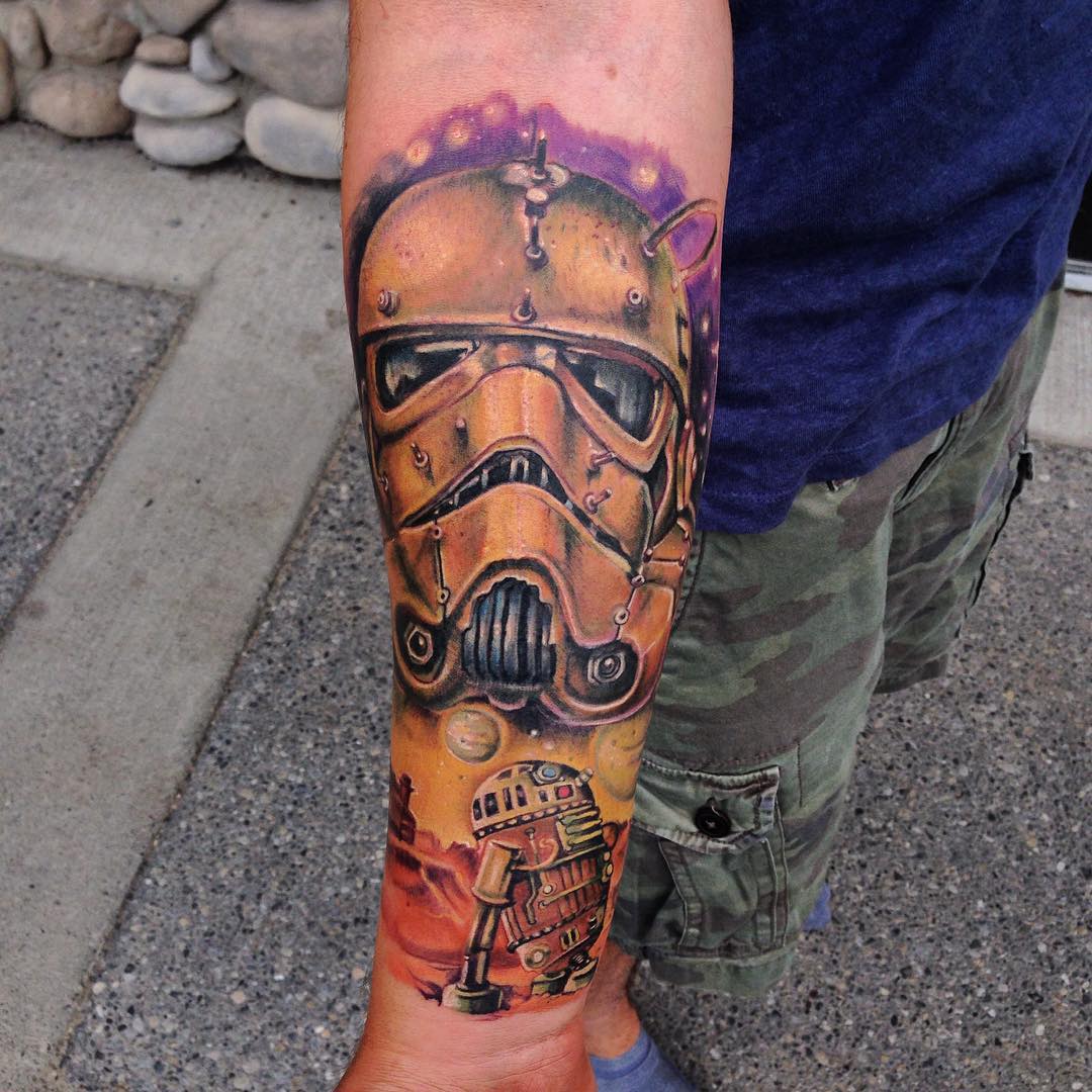 Stormtrooper R2D2 Tattoo z Tattoo Geek Ideas for best tattoos