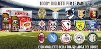 Concorso Kimbo e vinci 1.000 biglietti per le partite e magliette della tua squadra Logo Concorso Kimbo e vinci 1.000 biglietti per le partite e magliette della tua squadra