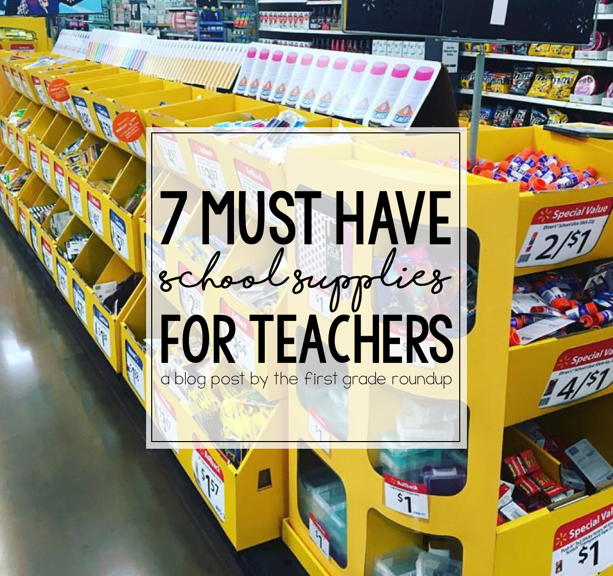 Firstgraderoundup : 7 School Supplies Every Teacher Needs