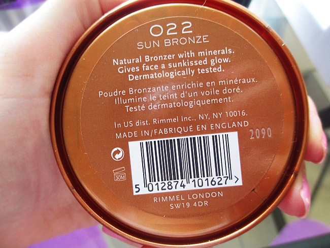 Affordable Fabulosity: Rimmel Natural Bronzer 022 Sun Bronze Review ♥ | The Beauty Blog