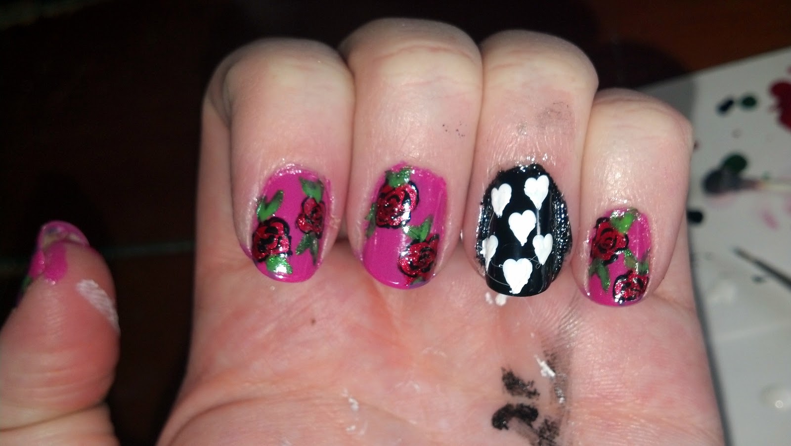 Amber Rose Inspired Nail Art - wide 1