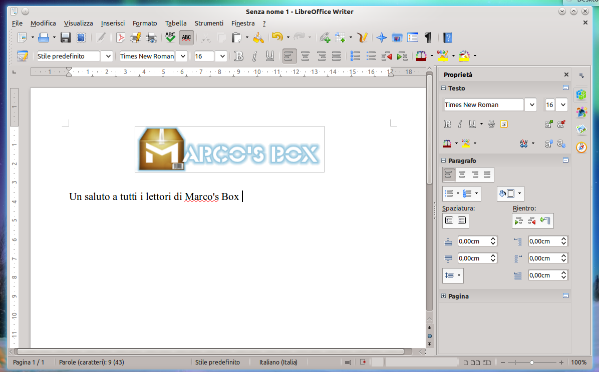 Business, Trading, yourgames LibreOffice 4.1 attivare la barra laterale