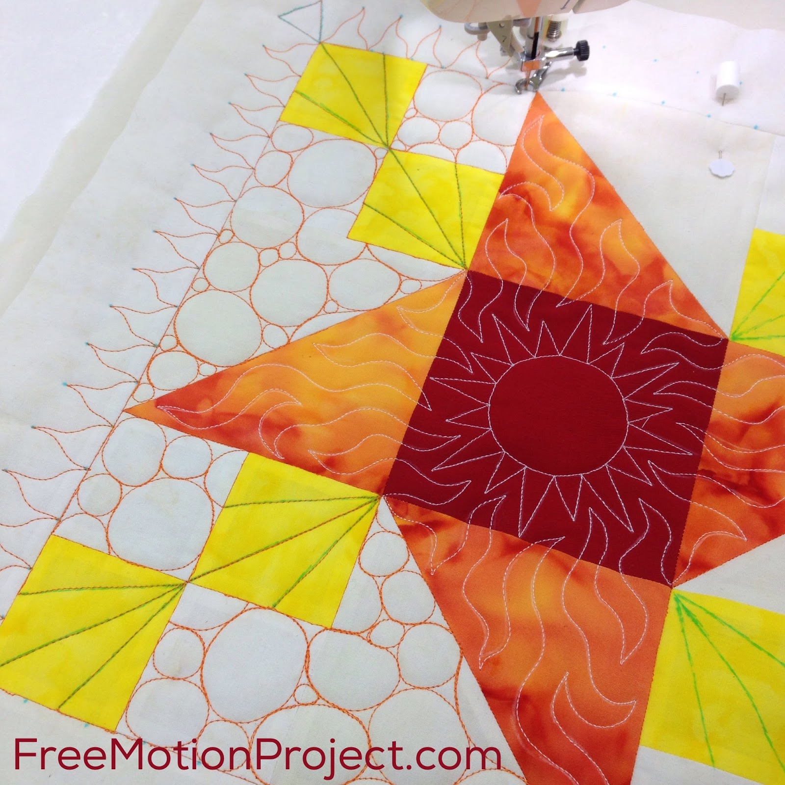 The Free Motion Quilting Project Practice Machine Quilting Pebbling