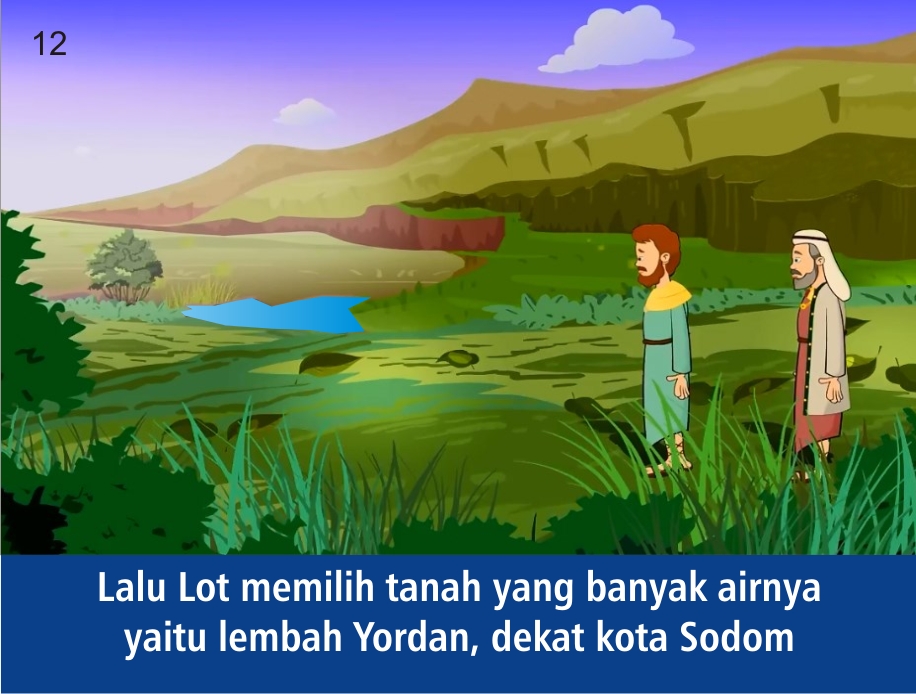 Komik Alkitab Anak Abram dan Lot Berpisah