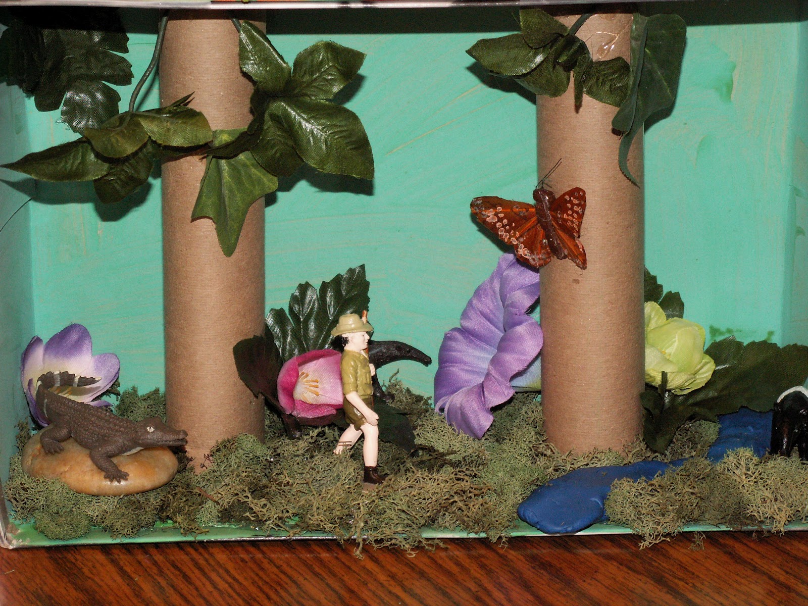 Along the Way...: Rainforest Diorama