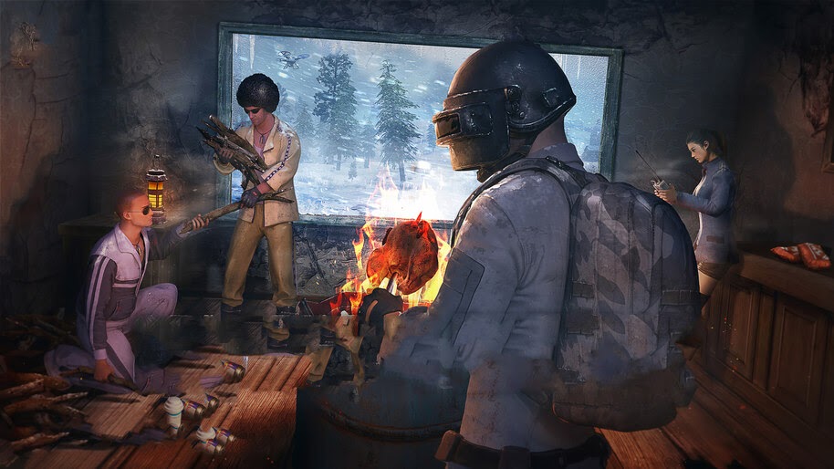 PUBG Mobile, Squad, Chicken Dinner, Artic Mode, Cold Front Survival, 4K, #7.1919