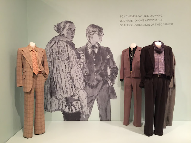 JIm Howard Fashion Illustrator Vintage Menswear in the Jim Howard Fashion Exhibition
