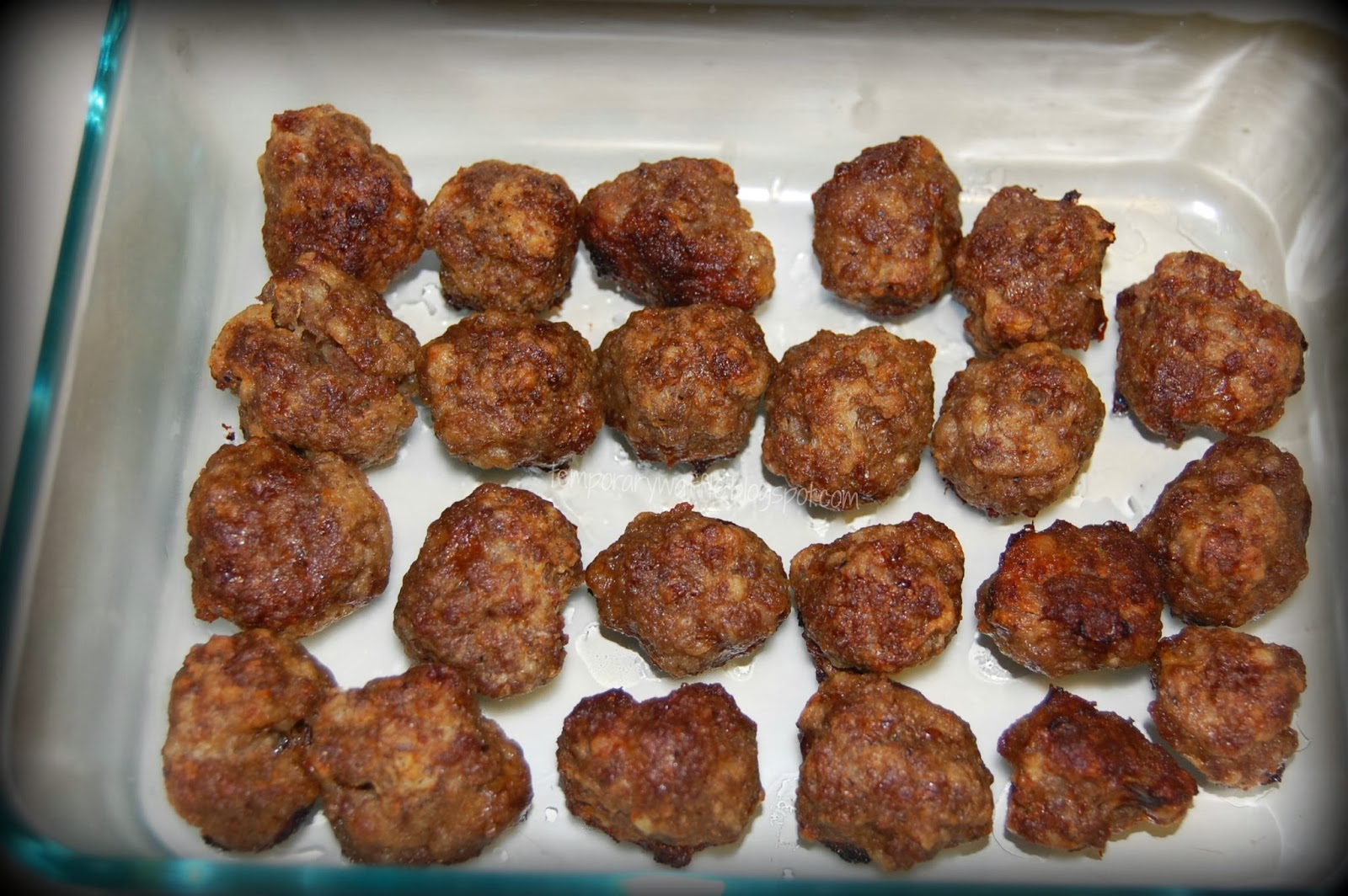 Temporary Waffle Simple Homemade Meatballs