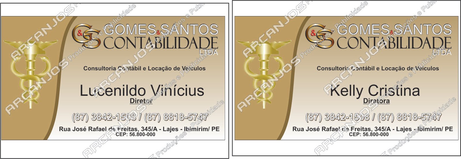 design gráfico 3 arcanjos produções
