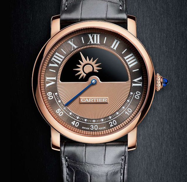 Rotonde de Cartier Mysterious Day and Night in pink gold