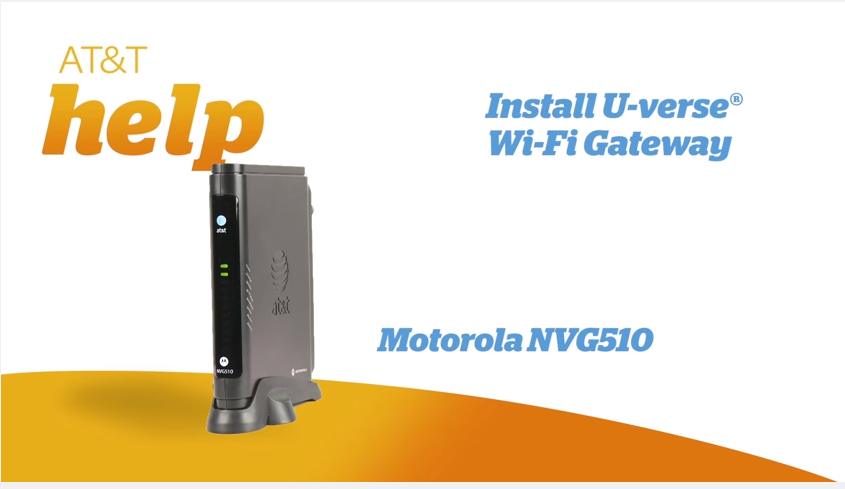 U-verse Wi-Fi Gateway Self Install | AT&T