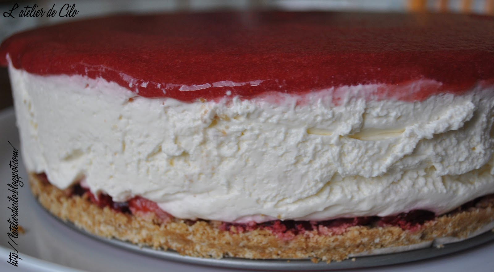 L'atelier de Cilo: Recette du Cheesecake (sans cuisson) à ...