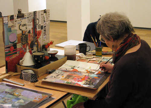 Annie Williams Late Summer Window 水彩画 MAKING A MARK: Annie