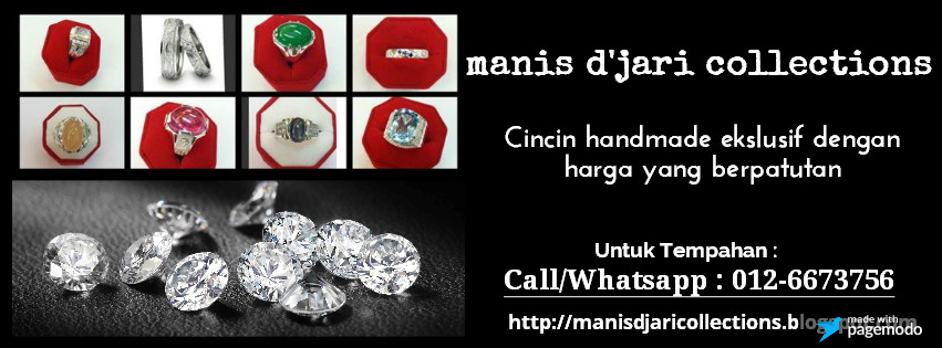 manis d'jari collections * tempahan cincin murah