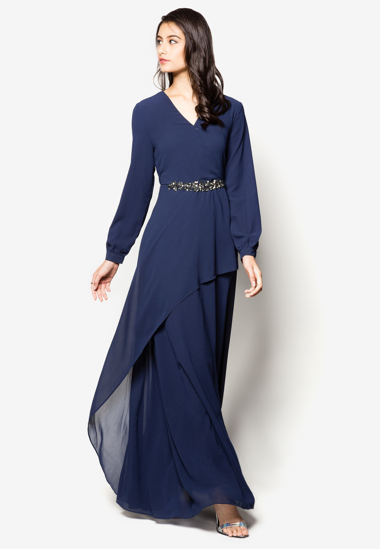 Desain Gamis Pesta Untuk Remaja Berbahan Sifon Murah Cantik Desain Gamis Pesta Untuk Remaja Berbahan Sifon Murah Cantik