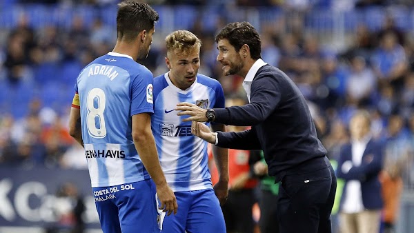 Víctor Sánchez - Málaga -: "Son tres puntos, pero hay una carga positiva de confianza añadida muy grande"