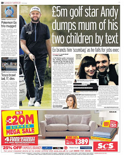 Andrew's break up with his wife