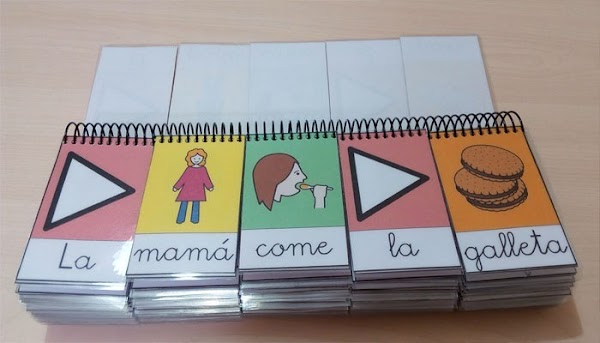 Libro móvil para CREAR FRASES – Material Educativo Libro móvil para CREAR FRASES – Material Educativo